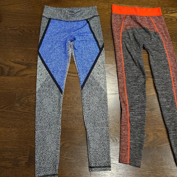 Lot of 2 girls leggings sz S/P - Picture 3 of 11